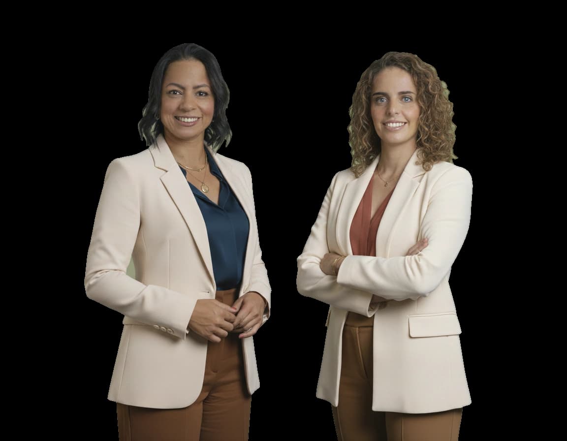 Daniele Vieira e Inácia Nunes em cena profissional juntas